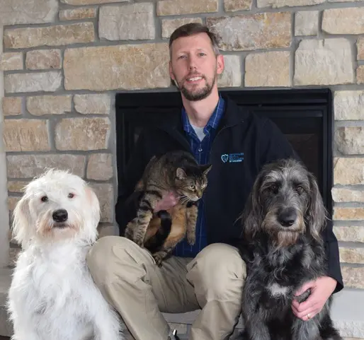 Dr. Honzelka and pets